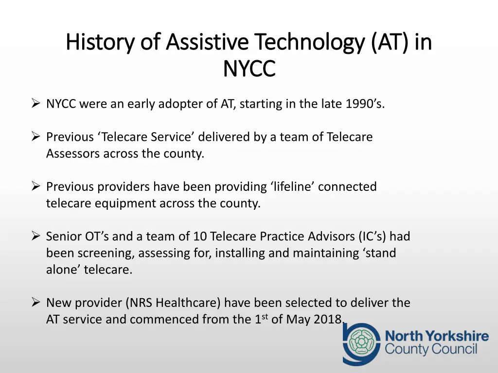 history of assistive technology at in history