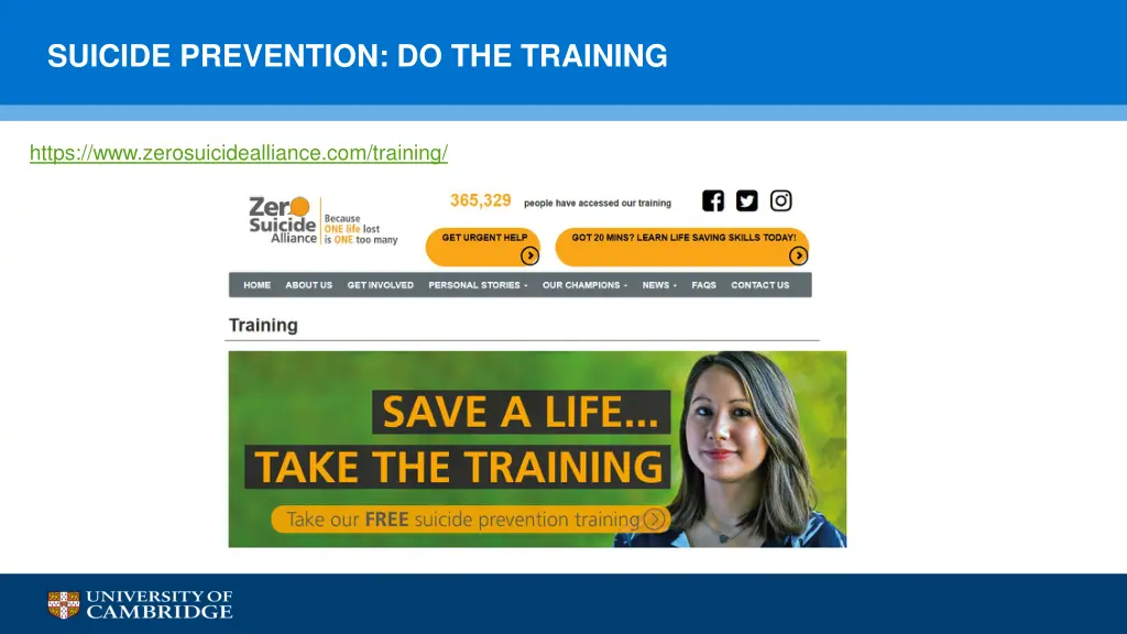 suicide prevention do the training