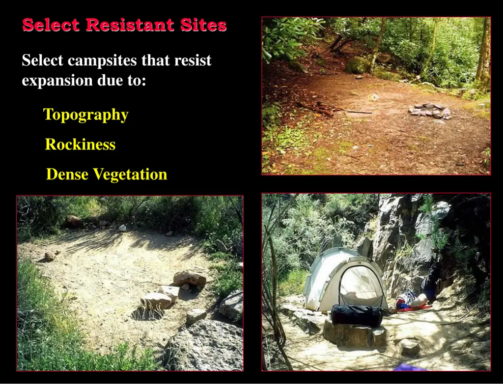 select resistant sites 1