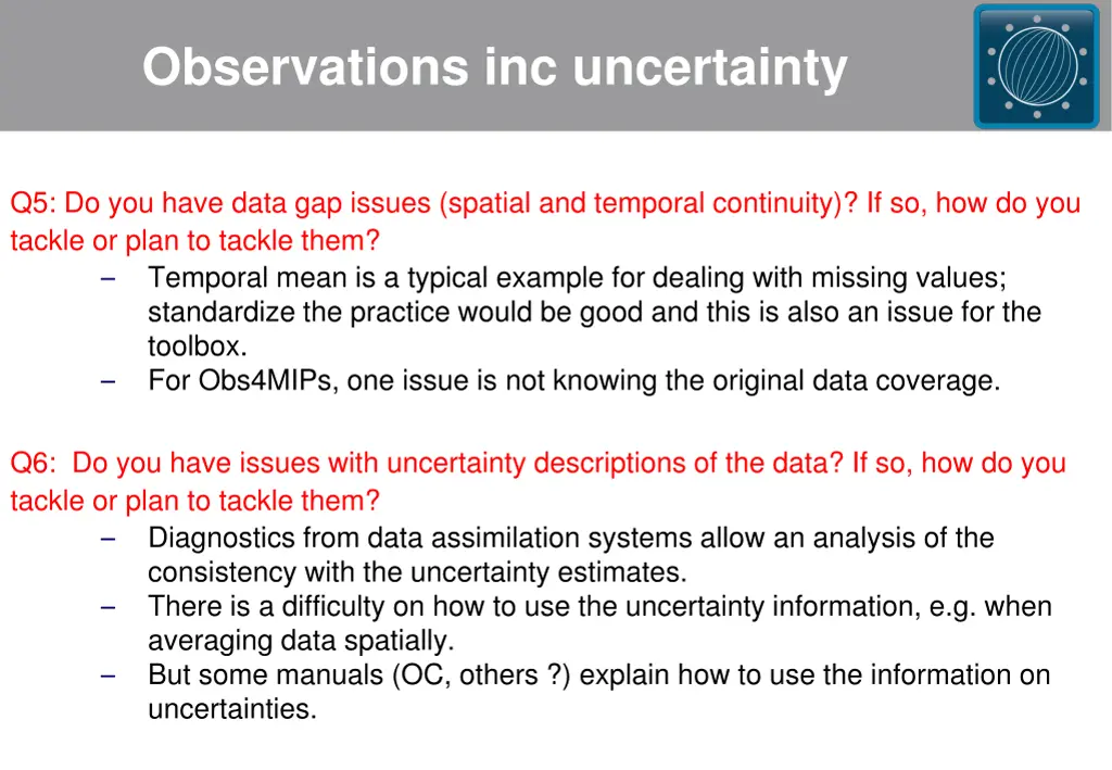 observations inc uncertainty