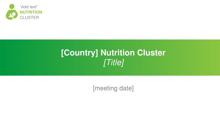 add text nutrition cluster