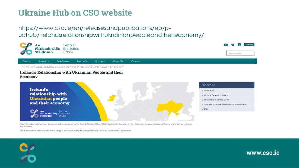 ukraine hub on cso website