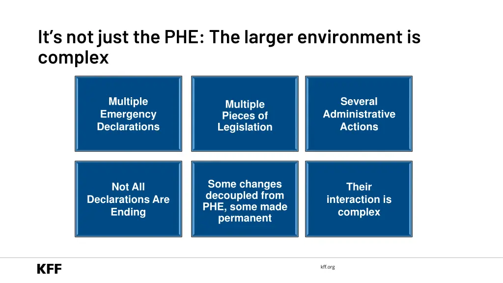 it s not just the phe the larger environment