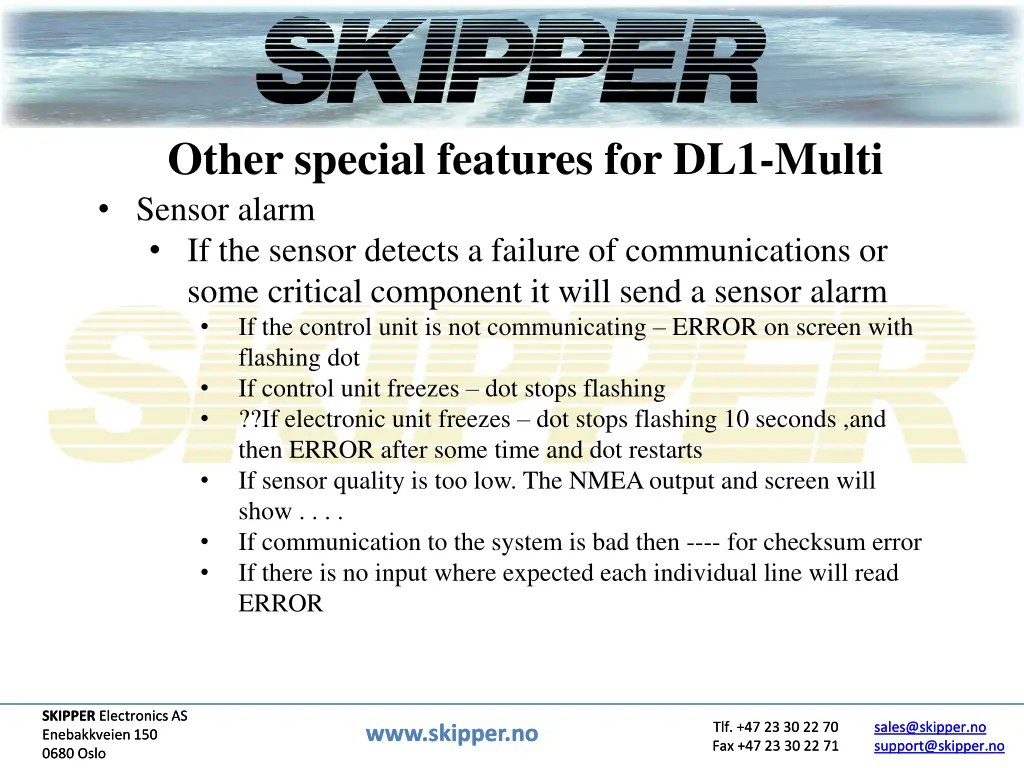 other special features for dl1 multi 1