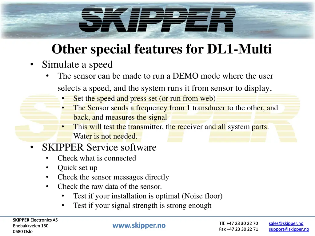 other special features for dl1 multi 2