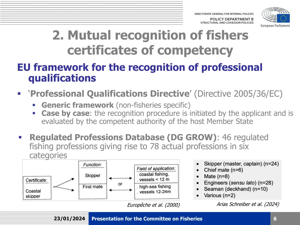 2 mutual recognition of fishers certificates 2