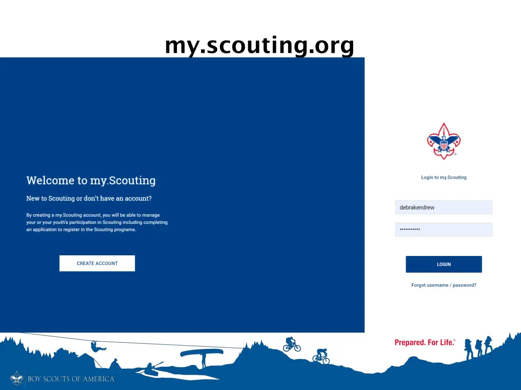 my scouting org