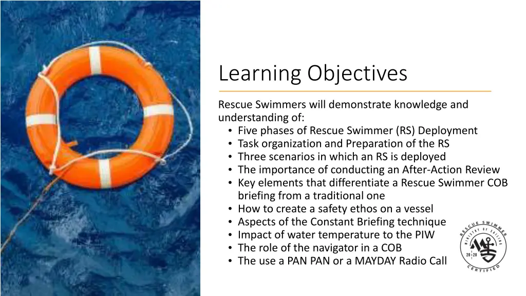 learning objectives