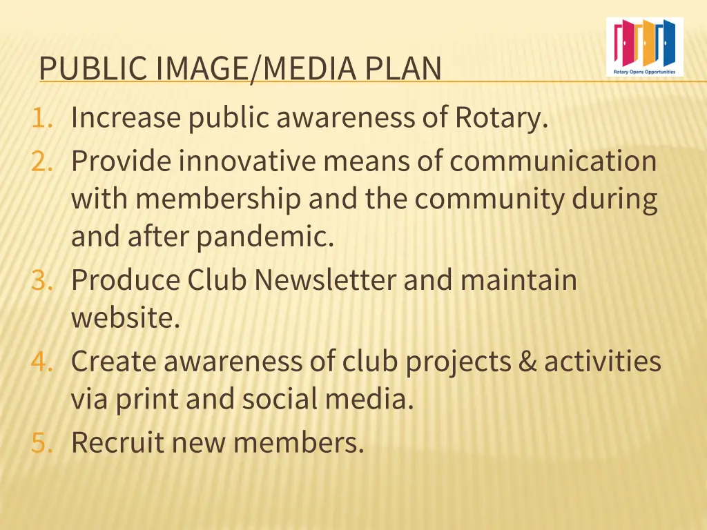 public image media plan 1 increase public