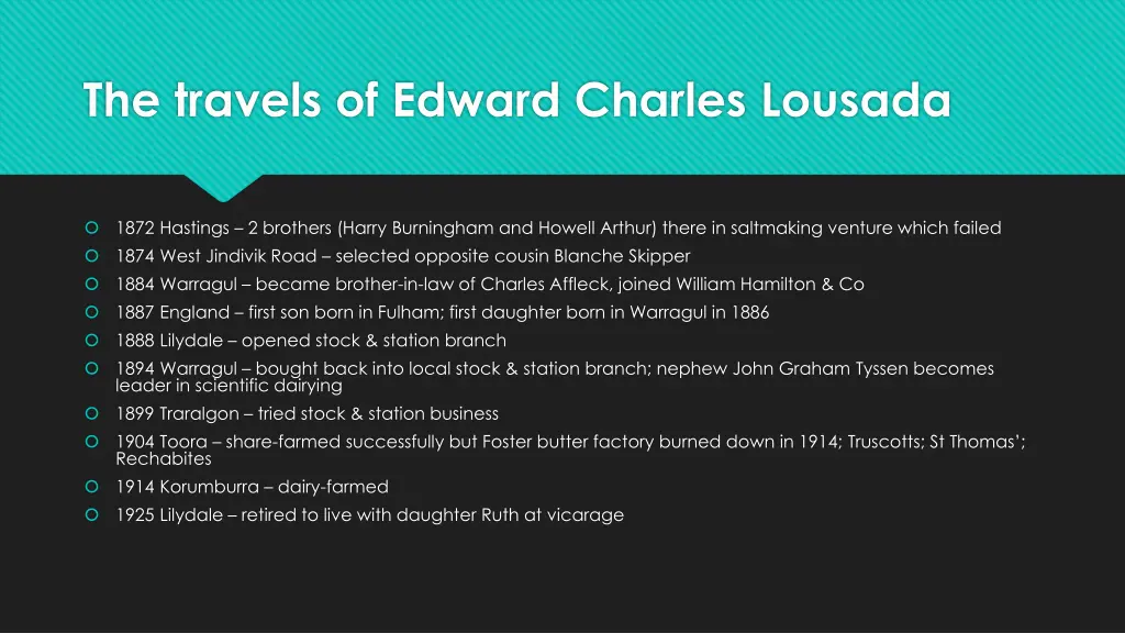 the travels of edward charles lousada