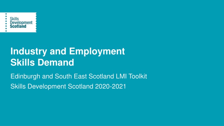 industry and employment skills demand