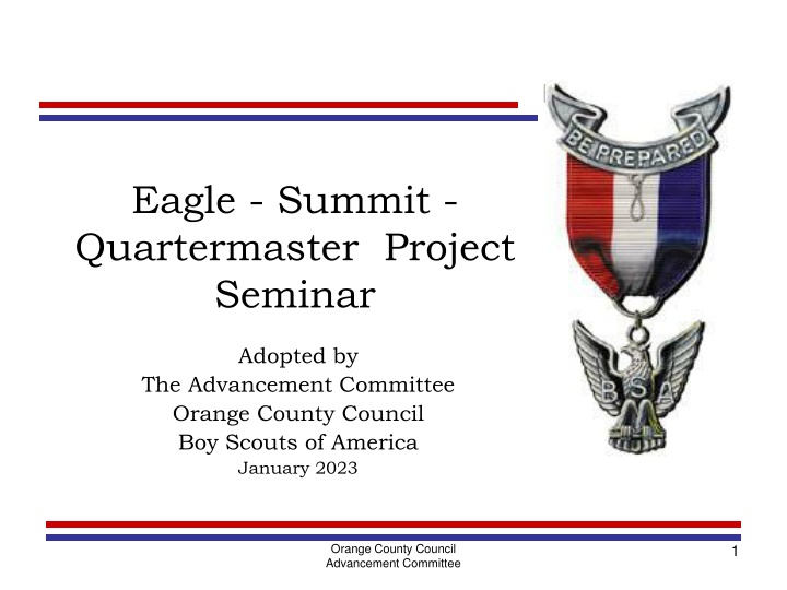 eagle summit quartermaster project seminar