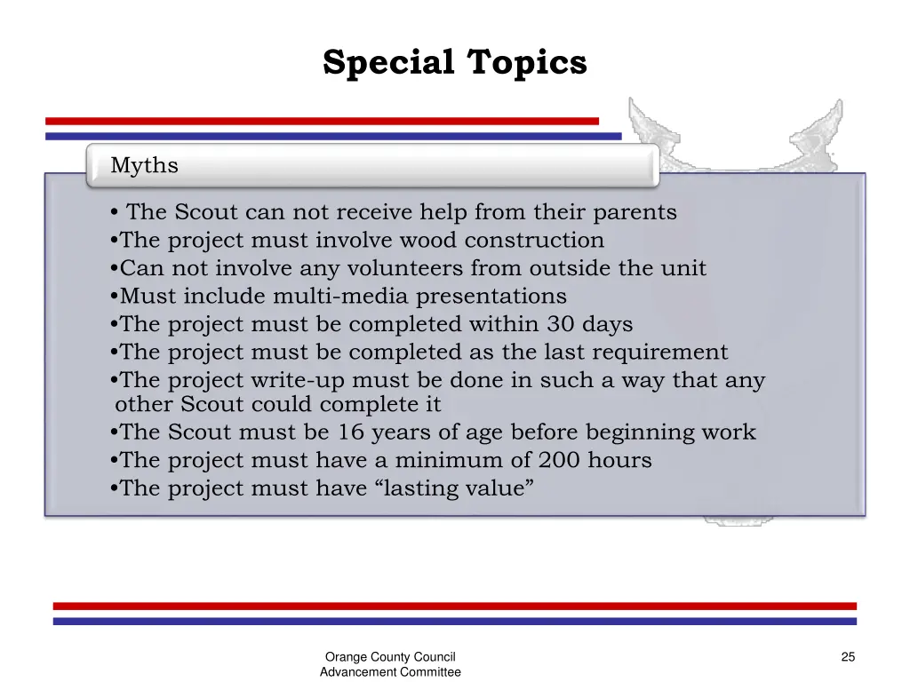 special topics 2