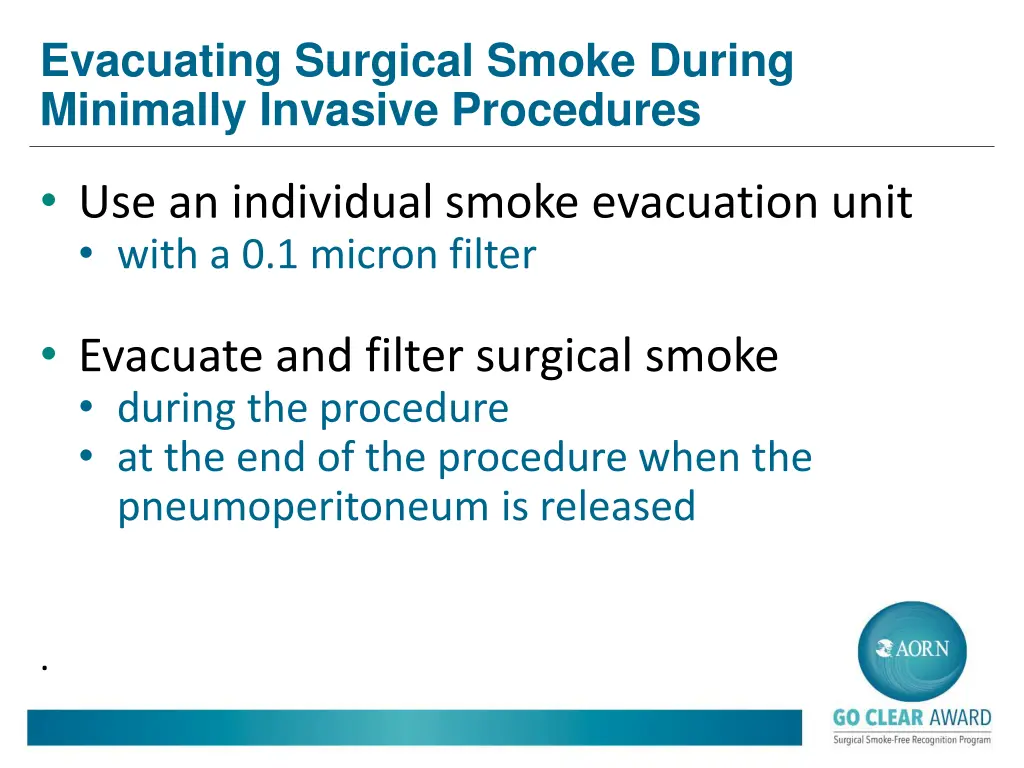 evacuating surgical smoke during minimally