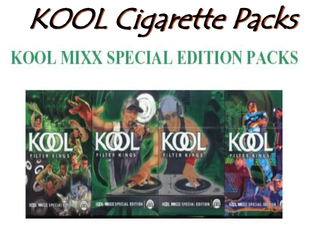 kool cigarette packs kool cigarette packs