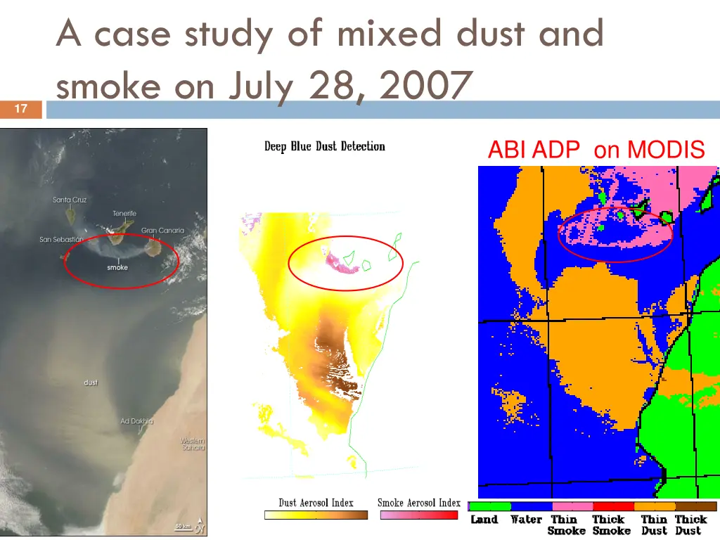 a case study of mixed dust and smoke on july