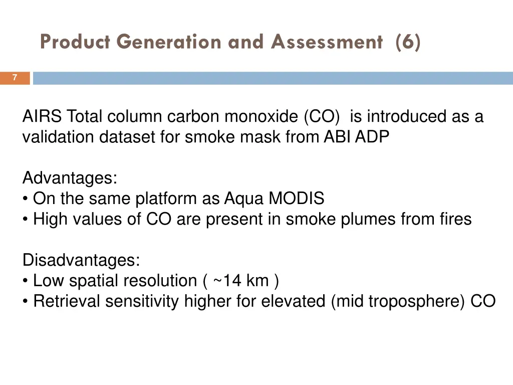 product generation and assessment 6