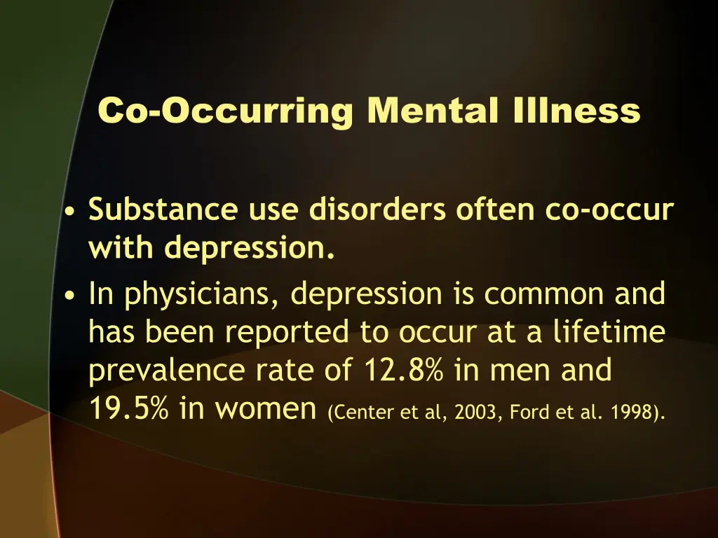 co occurring mental illness