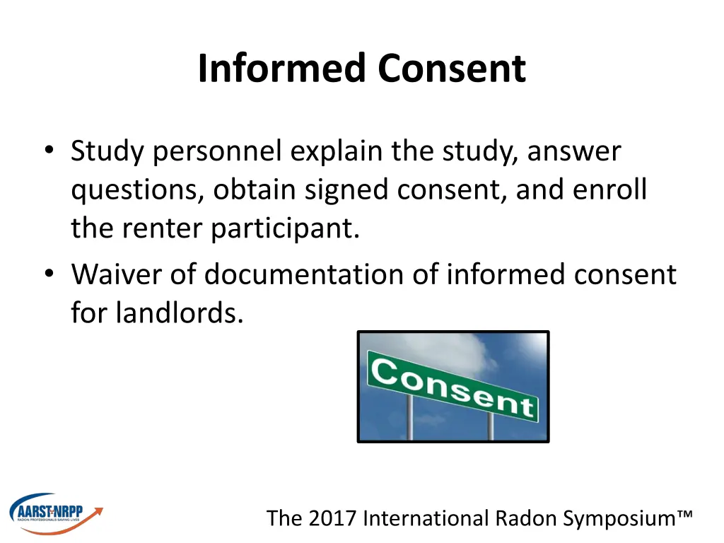 informed consent