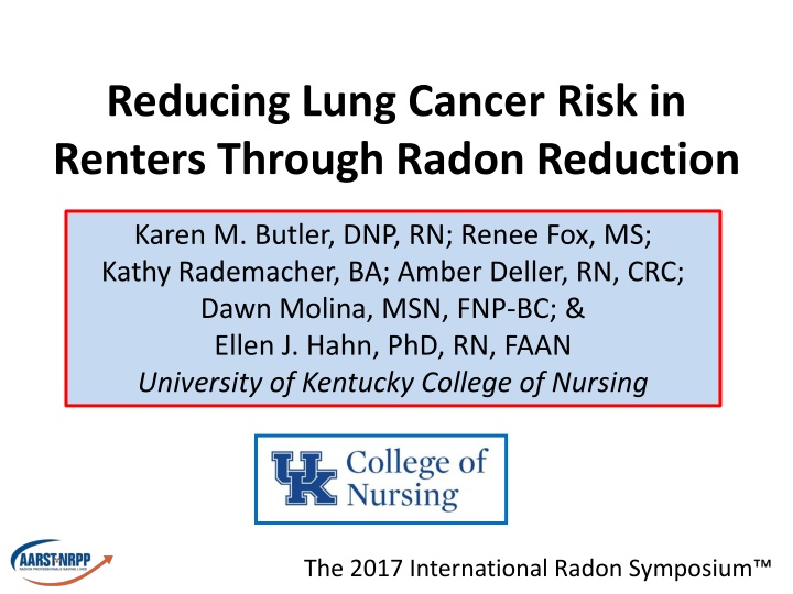 reducing lung cancer risk in renters through