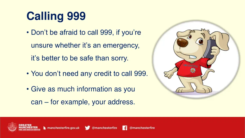 calling 999