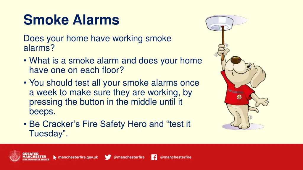 smoke alarms