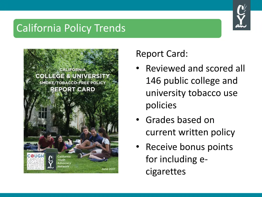 california policy trends