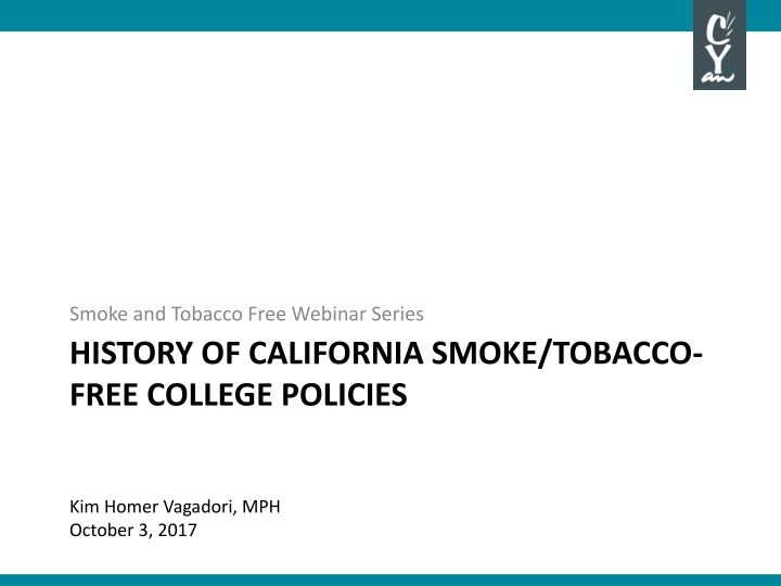 smoke and tobacco free webinar series