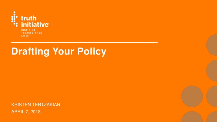 drafting your policy