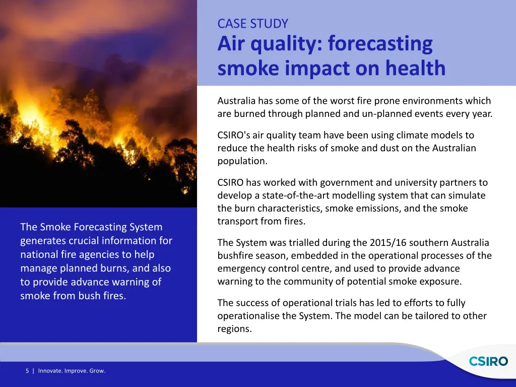 case study air quality forecasting smoke impact