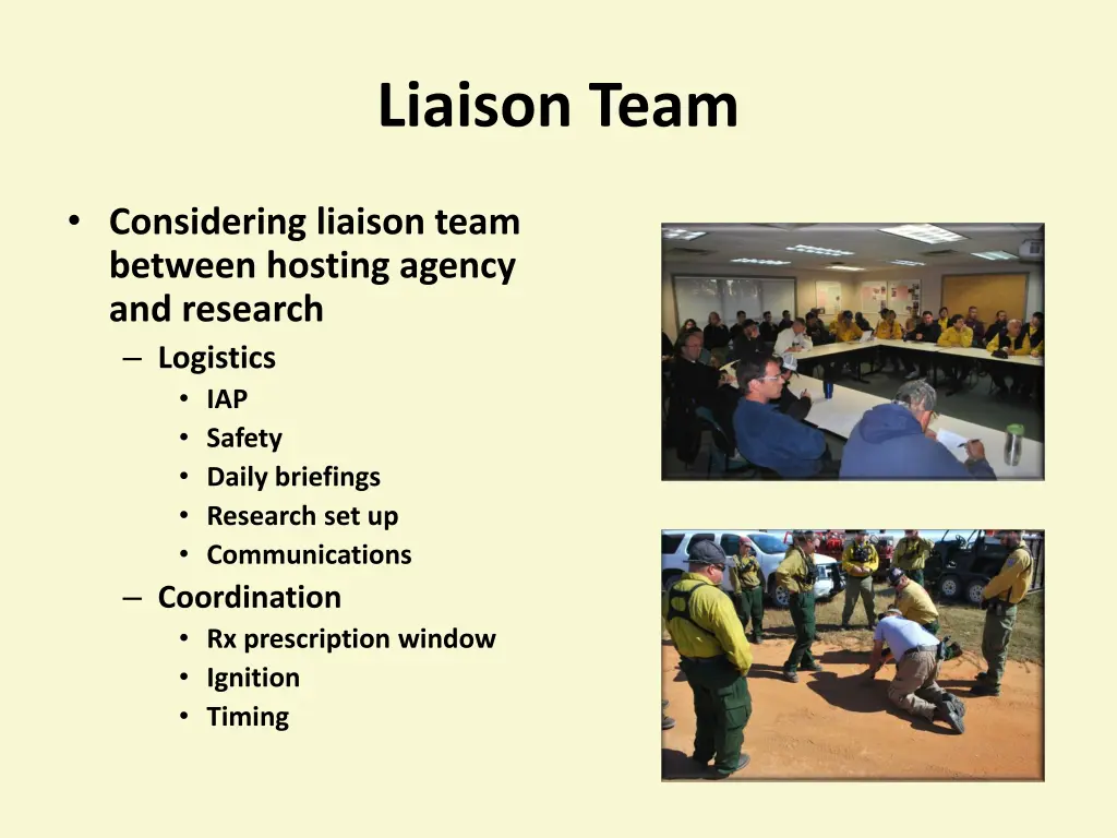 liaison team