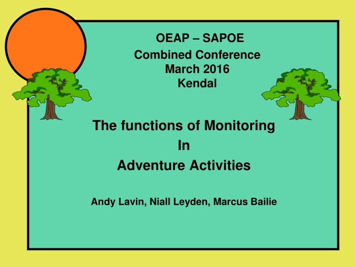 oeap sapoe combined conference march 2016 kendal