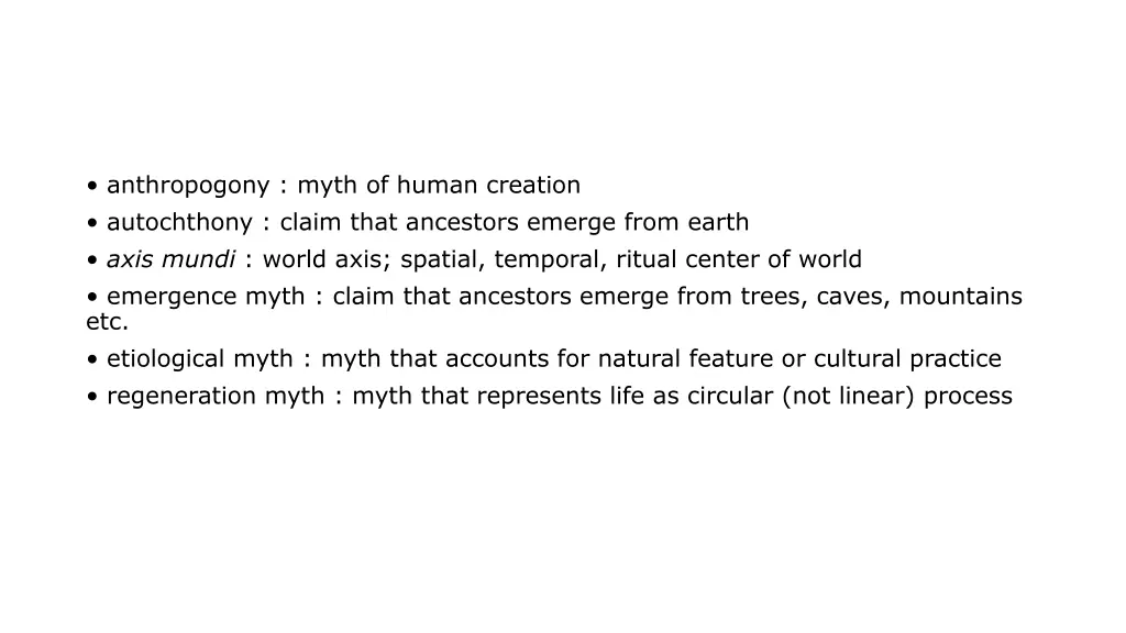 anthropogony myth of human creation autochthony 5