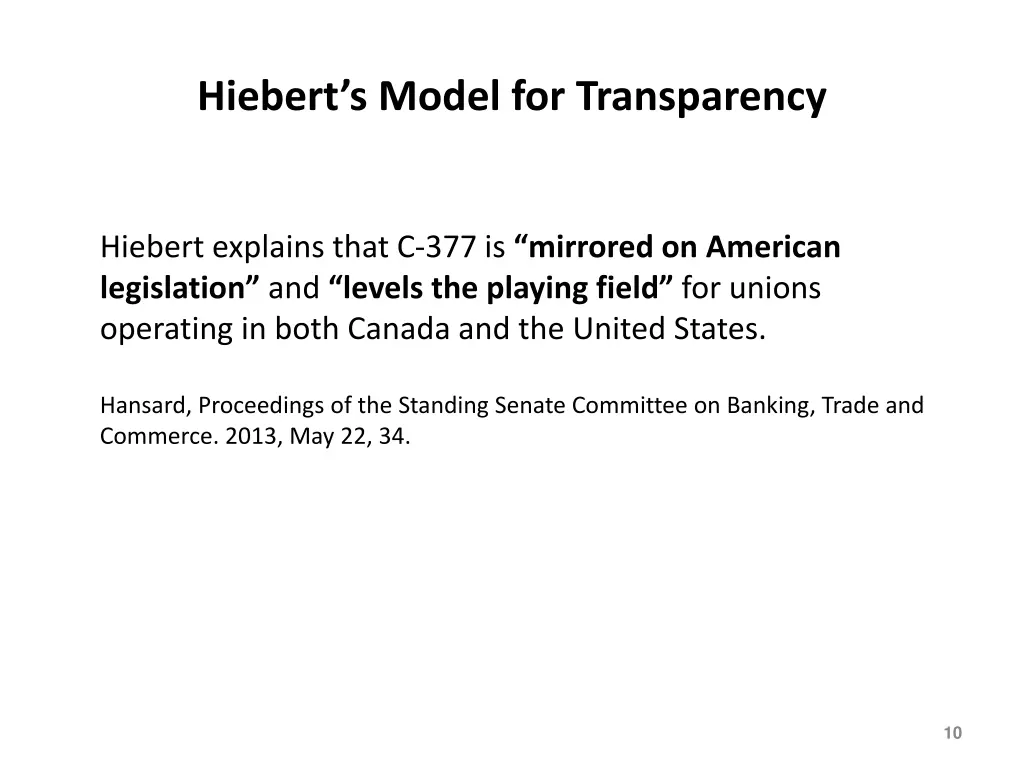 hiebert s model for transparency 1