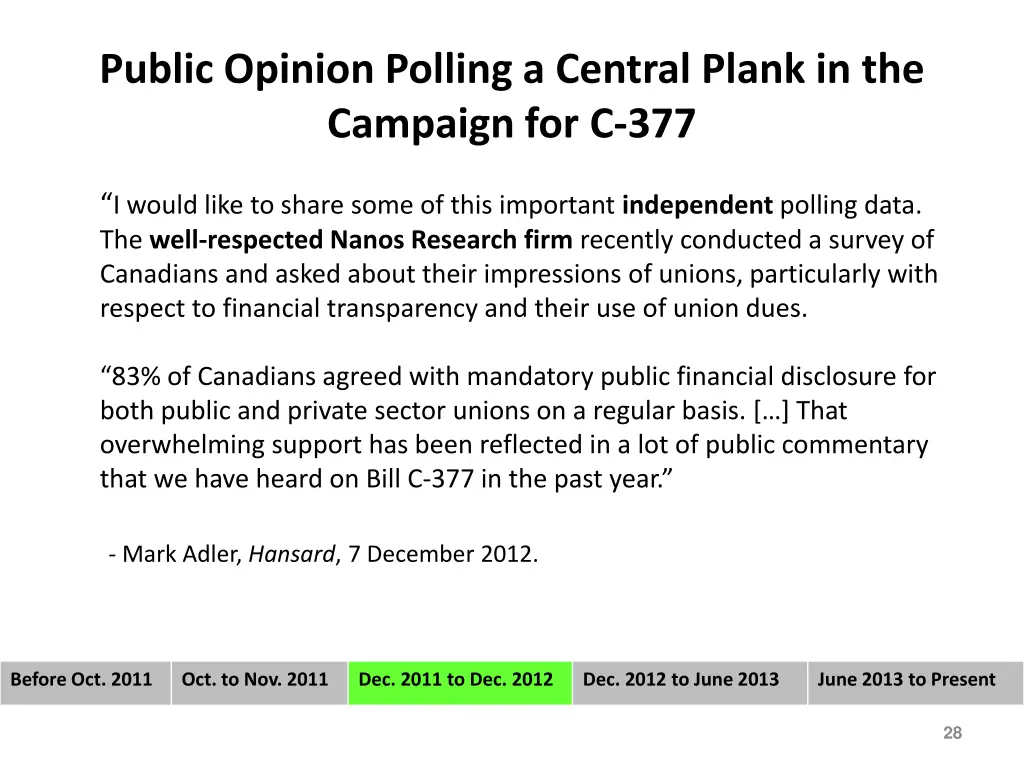 public opinion polling a central plank 1