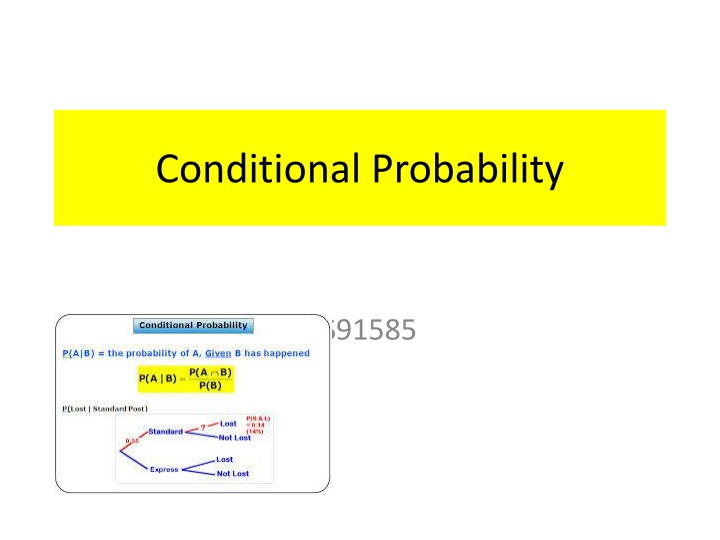 conditional probability