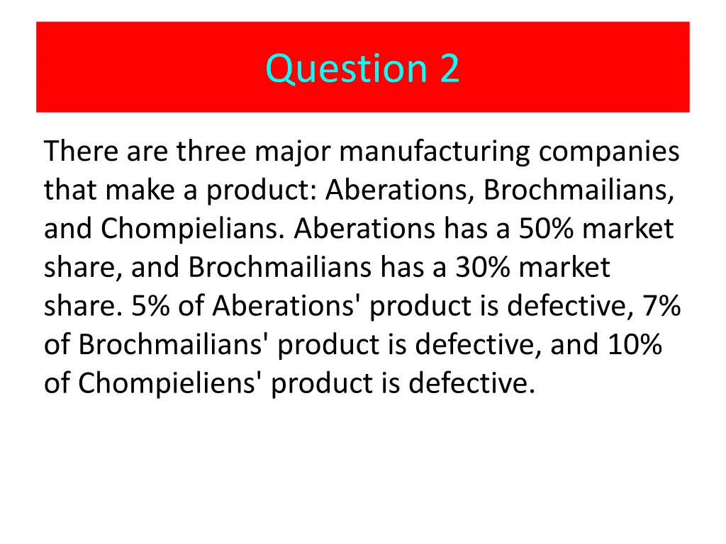 question 2