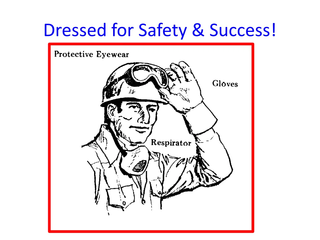 dressed for safety success