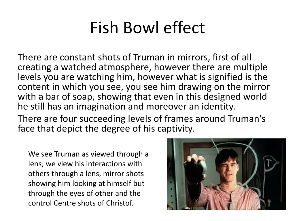 fish bowl effect