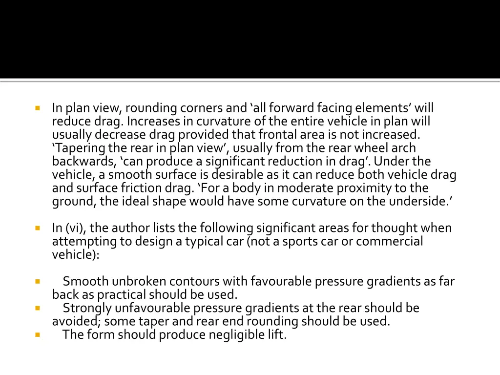 in plan view rounding corners and all forward