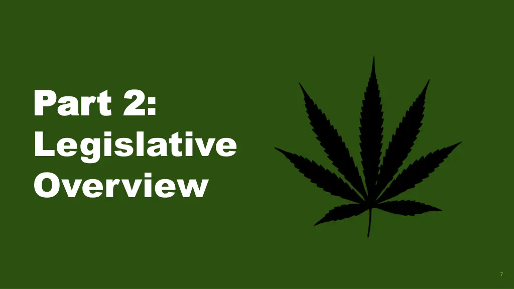 part 2 part 2 legislative overview