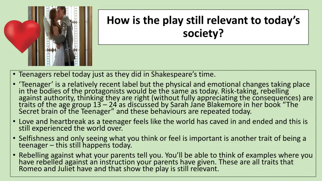 how is the play still relevant to today s society