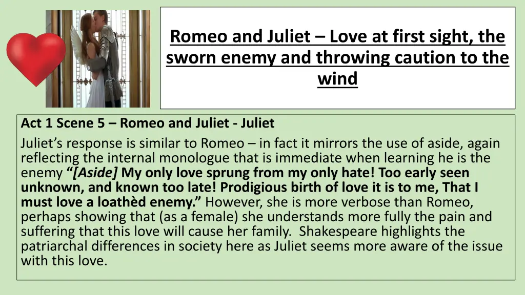 romeo and juliet love at first sight the sworn 1