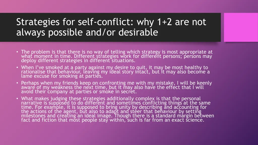 strategies for self conflict 6