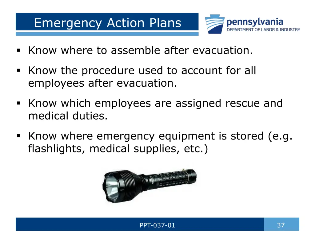 emergency action plans 1