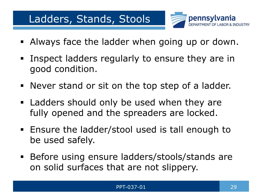 ladders stands stools