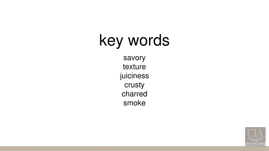 key words