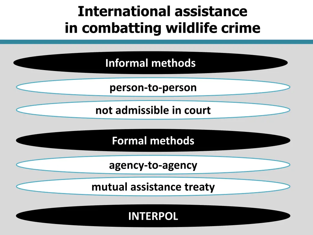 international assistance in combatting wildlife