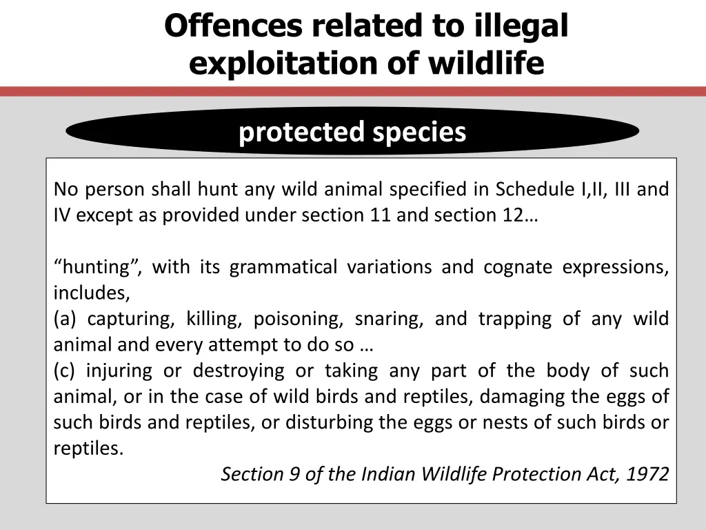 offences related to illegal exploitation 1