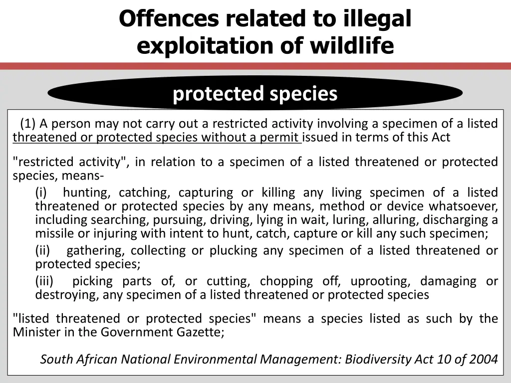 offences related to illegal exploitation 2